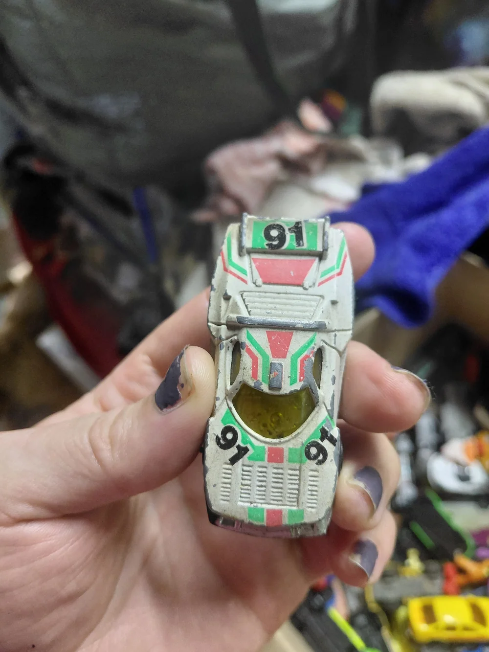 1980s Marz Karz / Summer #S8006 Lancia Stratos Turbo Group #91 die-cast toy car.